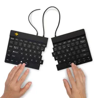 BREAK ERGONOMIC KEYBOARD QWERTY US BLACK WIRED