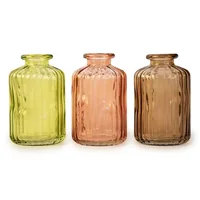Pajoma Mini- Italia 3er Set vase Bottle-shaped Glass Multicolour