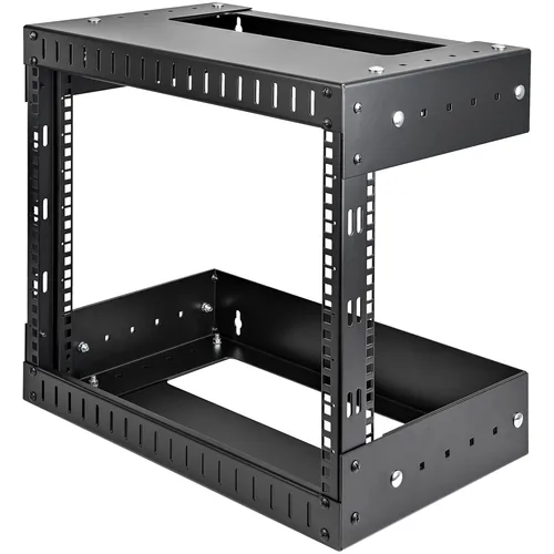 8U OPEN FRAME EQUIPMENT RACK .