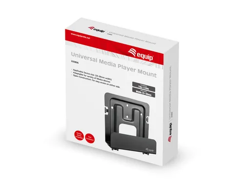 Equip Uni. Media Player-Wandhalt. 25x39mm 1Kg schwarz lite Retail