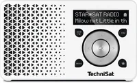Technisat DigitRadio 1 Weiss - Radio Tuner: FM - DAB+ - Stromversorgung: Akkubetrieb - Detailfarbe: Weiss - Ausstattung: Keine weitere Ausstattung - Typ: Tischradio
