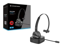 CONCEPTRONIC Mono Headset WLS BT5.0MikroANCDock 22Std sw