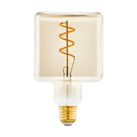 EGLO Leuchten Lampe 4 W E27 Warmweiss - Energieeffizienzklasse EnEV 2020: Keine - Lampensockel: E27 - Farbtemperatur Kelvin: 1600 K - Gesamtleistung: 4 W - Dimmbar: dimmbar - Zusätzliche Ausstattung: Keine