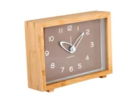 KARLSSON Wecker Tipico Mocha Brown - Betriebsart: Batteriebetrieb - Funksignal: Nein - Funktionen: Alarm - Weckfunktion - Ausstattung: Zeit - Displaytyp: Analog - Kein Display - Detailfarbe: Braun