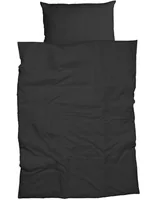 Nobilium Duvetbezug Oni 160 x 210 cm, Anthrazit - Eigenschaften: Keine Eigenschaft - Zertifikate: Keine Zertifizierung - Grösse: 160 x 210 cm - Motiv: Ohne Motiv - Detailfarbe: Anthrazit - Verschlusstyp: Reissverschluss
