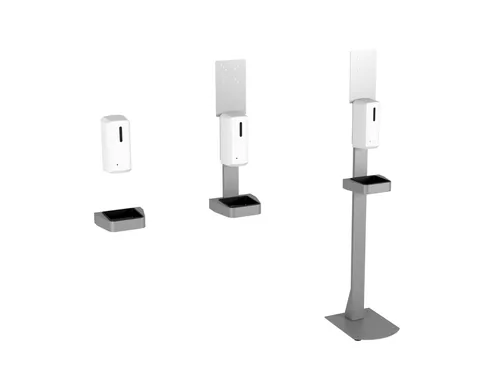 Multibrackets Desinfektionsmittelständer Hygienebox Stand weiss / 9646 - Produktkategorie: Desinfektionsmittelständer - Detailfarbe: Weiss