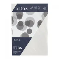 Artoz Couvert Perle B6, 5 Stück, Weiss - Position Fenster: Keine Fenster - Typ: Couvert - Detailfarbe: Weiss - Umweltkriterien: Keine - Verpackungseinheit: 5 Stück - Papierformat: B6