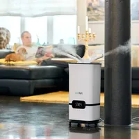 Ecofort Luftbefeuchter ecoQ HumidAir U1500 200 m² - Typ: Luftbefeuchter - Funktionen: Timerfunktion - Automatikmodus - Befeuchten - Fernbedienung - Duftstoffbehälter: Nein - Hygrostat: Ja - Detailfarbe: Weiss
