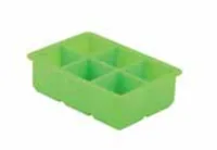 point virgule Eiswürfelform Grün - Produkttyp: Eiswürfelform - Eiswürfelform: Eckig - Materialtyp: Kunststoff - Material: Silikon - Detailfarbe: Grün - Anzahl Eiswürfel: 6