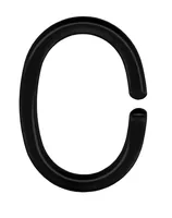Kleine Wolke 0268926000 shower curtain hook Black