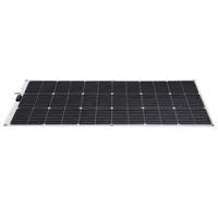 Technaxx Solarpanel TX-208 100 W - Solarpanel Leistung: 100 W - Paneltyp: Flexibel - Rahmen: Schwarz