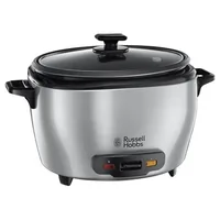 Russell Hobbs Reiskocher Maxicook 5 l - Funktionen: Reis - Warmhalten - Dampfgaren - Detailfarbe: Schwarz - Leistung: 1000 W - Warmhaltefunktion: Ja - Timerfunktion: Nein - Volumen: 5 l