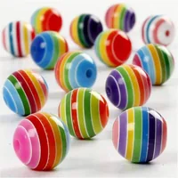 Creativ Company Resinperlen 12 mm Multi Mix - Packungsgrösse: 1 Stück - Durchmesser: 12 mm - Detailfarbe: Mehrfarbig - Perlenart: Resinperlen