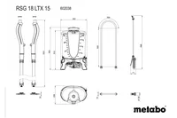 Metabo RSG 18 LTX 15 Backpack garden sprayer 15 L