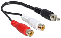 Delock Kabel Cinch 2 x Buchse > Cinch 1 x Stecker 0,2 m