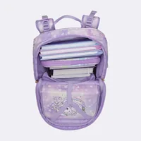 Beckmann Schulrucksack-Set Active Air Flx Unicorn Princess, 6-teilig - Altersempfehlung ab: 6 Jahren - Wasserabweisend: Ja - Detailfarbe: Violett - Gewicht: 1000 g - Volumen: 25 l - Motiv: Einhorn