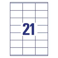 Avery 3481-10 printer label White Self-adhesive printer label