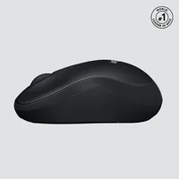 Logitech Maus M220 Silent , kabellos - Maus-Typ: Standard - Maus Features: Ein-/Ausschalter - Silent-Tasten - Scrollrad - Bedienungsseite: Universal - Detailfarbe: Schwarz - Verbindungsart: Kabellos - Schnittstelle: USB-A