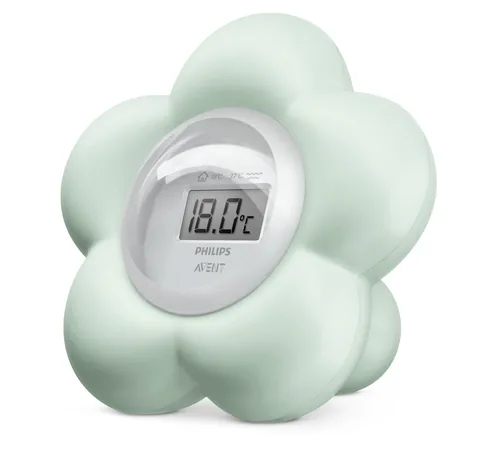 PHILIPS AVENT Badethermometer und Raumthermometer 2 in 1 Türkis - Material: Kunststoff - Zubehörtyp: Badethermometer - Detailfarbe: Türkis