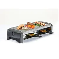 Princess Racletteofen Stone Grill Party 8 Personen - Anzahl Personen: 8 - Funktionen: Hot Stone Platte - Raclette - Stufenlose Temperaturregulierung - Connect-System: Nein - Grillplatte: Stein - Pfännchenablage: Nein