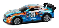 TEC-TOY Auto Champion GT9 mit Licht, Blau/Orange, 1:22 - Detailfarbe: Blau - Orange - Altersempfehlung ab: 3 Jahren - Benötigt zur Fertigstellung: Batterien für Fahrzeug - Batterien für Sender - Kapazität Wattstunden: 0 Wh - Modelltyp: Auto