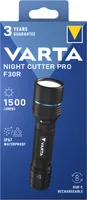 Varta Night Cutter Pro F30R Black Hand flashlight LED