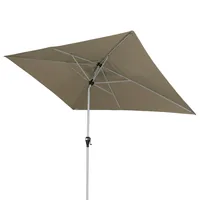 Doppler Sonnenschirm Active 300 x 200 Auto-Tilt - Greige - Breite: 300 cm - Länge: 300 cm - Einsatzgebiet: Outdoor - Detailfarbe: Braun