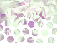 Partydeco Streudeko Kreise Irisierend - Motiv: Kreis - Material: Folie - Detailfarbe: Irisierend