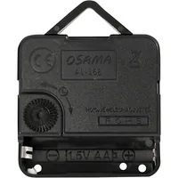Creativ Company Mechanisches Uhrwerk Schwarz, max. Plattenstärke: 10 mm - Selbstklebend: Nein - Verpackungseinheit: 1 Stück - Detailfarbe: Schwarz - Produkttyp Kleinteile: Mechanisches Uhrwerk - Uhrzeiger
