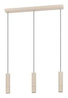 EGLO Leuchten Pendelleuchte CAMINIA GU10 3 x 4.7W - Betriebsart: Netzbetrieb - Lampensockel: GU10 - Smart Home: Nicht kompatibel - Farbtemperatur Kelvin: 3000 K - Anwendungsbereich: Indoor - Gesamtleistung: 14.1 W