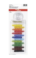 Knorr Prandell Perlen-Set Rocaille  17-teilig, Opak - Packungsgrösse: 15 Stück - Durchmesser: 5 mm - Detailfarbe: Gelb - Mehrfarbig - Perlenart: Rocailles