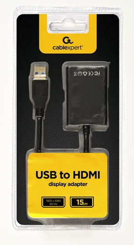gembird Display Adapter USB-Port -> HDMI-Anschluss