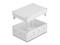 DeLOCK Installation housing with cable entries 130 x 93 x 57 mm grey