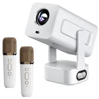 Extralink SMART PROJEKTOR CINEMA&KARAOKE IMS360 1920X1080P ANDROID 13 PROJEKTOR DO FILMÓW, GIER I MUZYKI Z 2 MIKROFONAMI BIALY film projector 300 ANSI lumens 1920 x 1080 pixels White