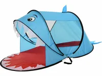 KOOR Strandzelt Pop-Up, Hai - Wassersäule: 600 mm - Zertifikate: Keine Zertifizierung - Gewicht: 736 kg - Farbe: Blau - Aufbauart: Pop-Up