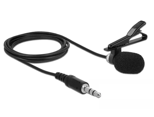 DeLOCK 66279 microphone Black Clip-on microphone