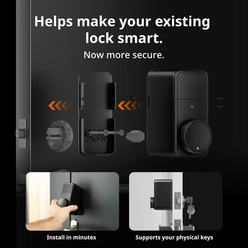 SwitchBot Smart Lock Pro elektronisches Türschloss schwarz