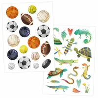 Papierdrachen Tattoo Set Metallic – Bagger & Dino - Kategorie: Tattoo - Altersempfehlung ab: 3 Jahren