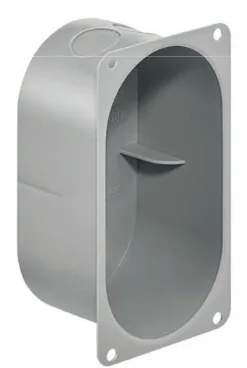 WEIBEL Montagedose HSB Basic, 2 x 1, 65 x 120 x 50 mm - Montage: Unterputz - E-Nr.: 372604676 - Typ: Abzweigdose - Anzahl Einführungen: 4 × - Einführung Typ: Ausbrechbar - Breite: 65 mm