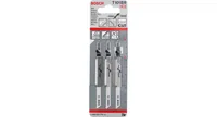 Bosch Professional Stichsägeblätter-Set T 101 BR Clean for Wood, 5-teilig - Zubehörtyp: Stichsägenaufsatz - Verpackungseinheit: 5 Stück - Für Material: Holz
