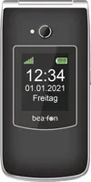 Beafon SL645 - 2G, Silver Line, Großtastenklapphandy, schwarz-silber
