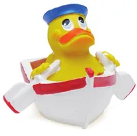 Lanco Badeente Ahoi, 10 cm - Eigenschaften: Naturkautschuk - Breite: 8 cm - Länge: 10 cm - Detailfarbe: Gelb - Produkttyp: Badeente