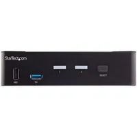 StarTech.com 2 Port HDMI KVM-Switch - Einzelmonitor 4K 60Hz Ultra HD HDR - HDMI 2.0 KVM Umschalter mit 2 Port USB-3.0-Hub (5 Gbit/s)