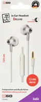 2GO In-Ear Stereo-Headset ""Deluxe"" - silber