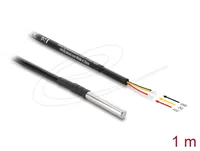 Delock Temperaturfühler-Kabel mit 3 x offene Kabelenden DS18B20 1 m