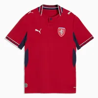 PUMA Jersey FACR Home Replica Jr Rot, 152 - Detailfarbe: Rot - Zielgruppe: Unisex - Altersgruppe: Kinder - Mannschaft: Nationalmannschaft - Team: Tschechien - Grösse: 152