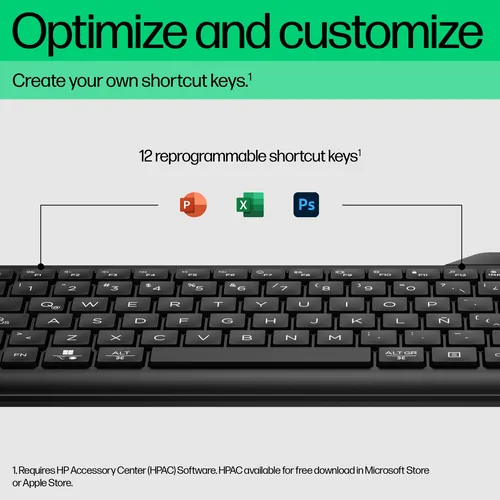 HP 475 Dual-Mode Wireless Keyboard tastiera Universale Bluetooth Nero