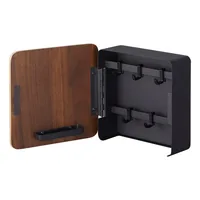 Yamazaki Schlüsselschrank Rin Braun/Schwarz - Produkttyp: Schlüsselschrank - Widerstandsfähigkeit: Keine Angabe - Detailfarbe: Braun - Schwarz