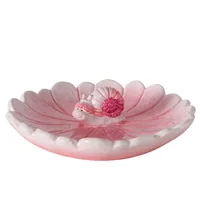 Boltze 2074839 bird bath Grey, Pink, Purple