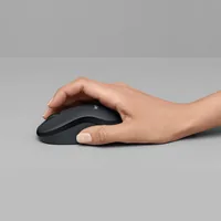 Logitech Maus M220 Silent , kabellos - Maus-Typ: Standard - Maus Features: Ein-/Ausschalter - Silent-Tasten - Scrollrad - Bedienungsseite: Universal - Detailfarbe: Schwarz - Verbindungsart: Kabellos - Schnittstelle: USB-A